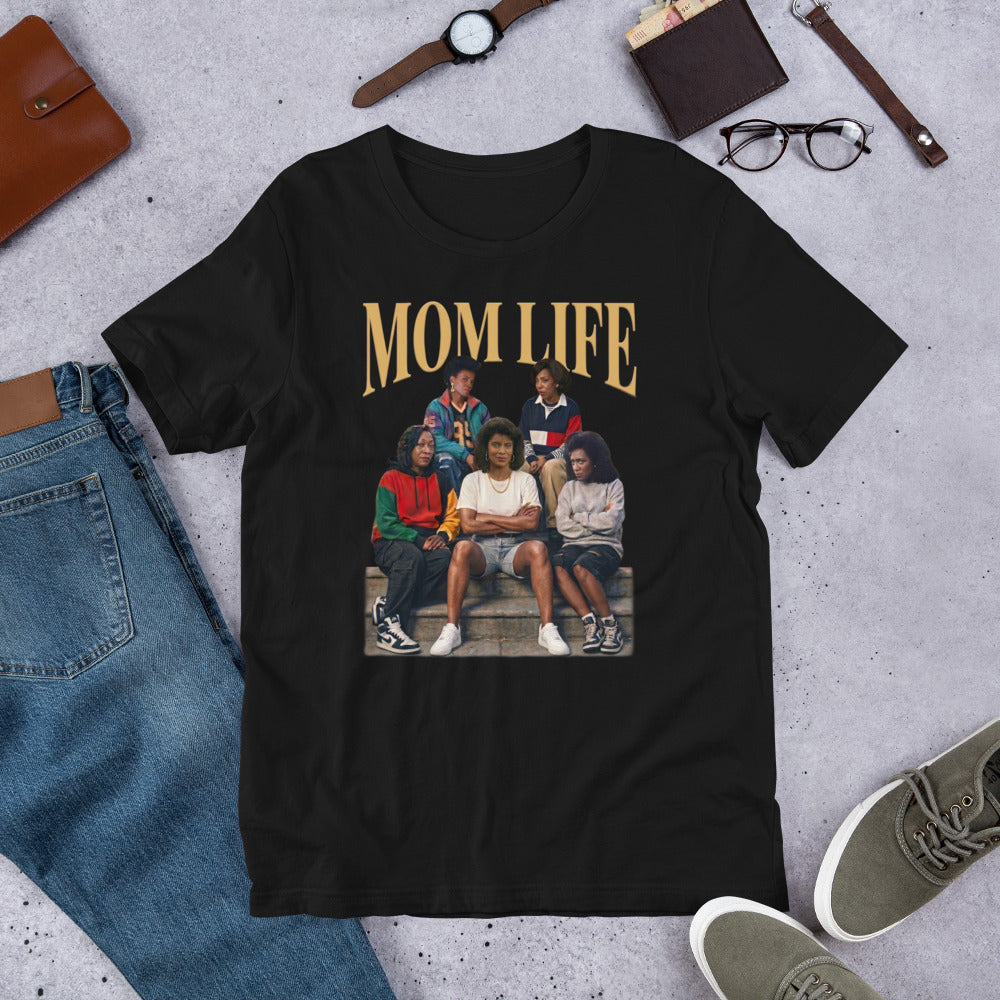 90s Nostalgia MOM LIFE Shirt | Vintage Millennial Style