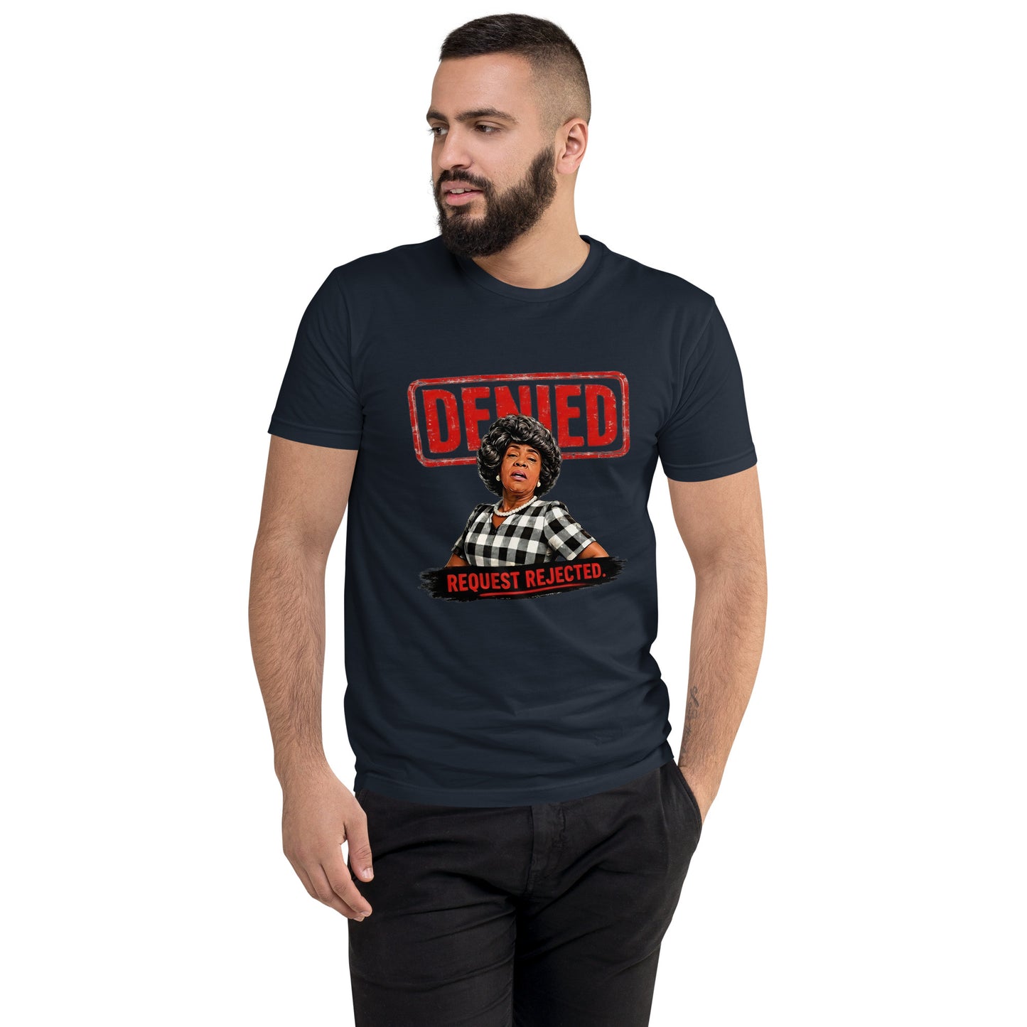 Denied Blue Tee say no with your clothes 2026 style summer wear
