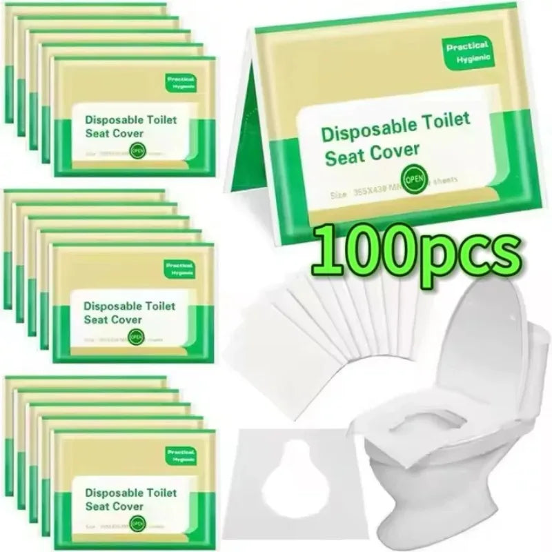 TravelSafe Waterproof Disposable Toilet Seat Covers
