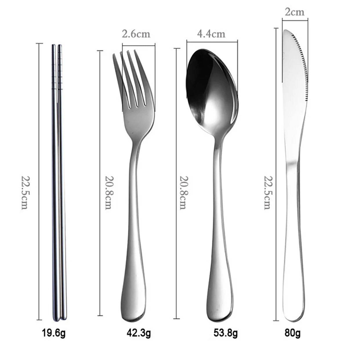 Foodie Travel Diner Kit with Case